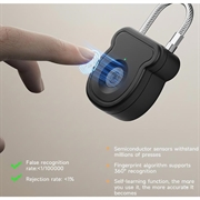 Smart fingeravtrykkshengelås med elektronisk nøkkel
