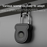 Smart fingeravtrykkshengelås med elektronisk nøkkel