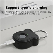 Smart fingeravtrykkshengelås med elektronisk nøkkel