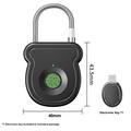 Smart fingeravtrykkshengelås med elektronisk nøkkel