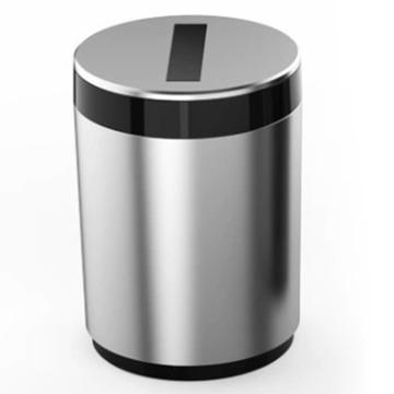 Smart Infrarødt Bilaskebeger med Automatisk Åpning/Lukking og LED-lys - Sølv