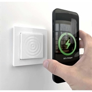 Smart Things WallBase 55 magnetisk trådløs lader 15W - hvit