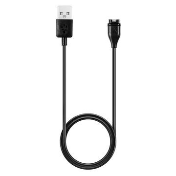 Bærbar hurtiglader for smartklokker 1 m/3,3 fot USB-ladekabel for synkronisering av data for Garmin Fenix 5/ 5S/ 5X Forerunner 935 Intelligent Watch - svart