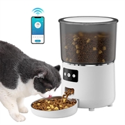 Smart WiFi automatisk matautomat for hunder og katter - 4liter