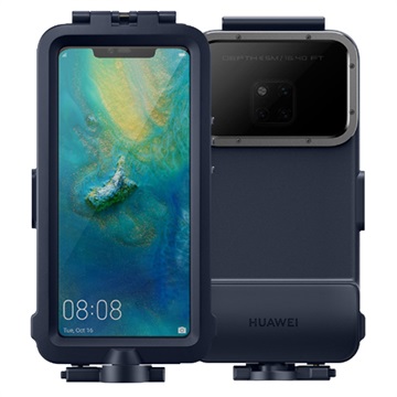 Huawei Mate 20 Pro Snorkeling Vanntett Deksel 51992776 - Blå