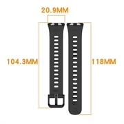 Huawei Band 11/11 Pro Myk silikonstropp - Svart