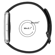 Huawei Band 11/11 Pro Myk silikonstropp - Svart