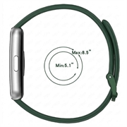Huawei Band 11/11 Pro Myk silikonstropp - Mørkegrønn