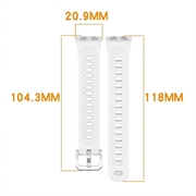 Huawei Band 11/11 Pro Myk silikonstropp - Hvit