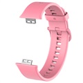 Huawei Watch Fit Soft Silikon Strap - Rosa
