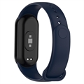 Xiaomi Smart Band 8 Myk Silikon Strap - Mørkeblå