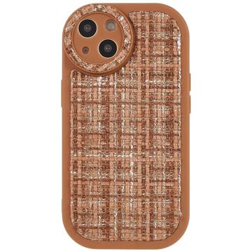 Canvas iPhone 14 Plus TPU-deksel - Brun