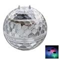 Flytende solcelledrevet bassenglampe med 7 fargerike lys - IP65, størrelse 11cm