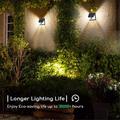 LED-vegglampe med solenergi / bevegelsessensor med 40 LED - IP65