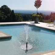 Soldrevet Flytende Fontene Pumpe - Svart