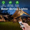 Solcelledrevet LED-strengbelysning - 12m
