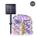 Solar Vanntett IP67 LED Stry Fairy Lampe - 12m - Fargerik