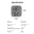 Sonoff Zigbee Smart LCD temperatur- og fuktighetssensor SNZB-02D