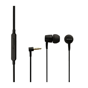 Sony MH-750 Stereo Headset - Xperia S, Xperia P, Xperia sola, Xperia U - Svart