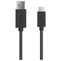 Sony UCB30 USB Type-C Høyhastighets Kabel - 1m - Svart