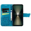 Sony Xperia 1 VI Butterfly Series Lommebok-deksel - Blå