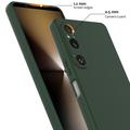 Sony Xperia 1 VI Liquid Silikondeksel - MagSafe-kompatibel - Mørkegrønn