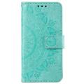 Sony Xperia 1 VI Mandala Series Lommebok-deksel - Grønn