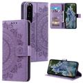Sony Xperia 1 VI Mandala Series Lommebok-deksel - Lilla