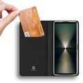 Sony Xperia 1 VII Dux Ducis Skin Pro Flip-deksel - Svart