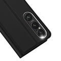 Sony Xperia 1 VII Dux Ducis Skin Pro Flip-deksel - Svart