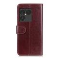 Sony Xperia 1 VIII Lommebokveske med Stativ - Brun