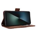 Sony Xperia 1 VIII Kortholder Lommebokveske - brun