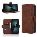 Sony Xperia 1 VIII Kortholder Lommebokveske - brun