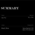 Sony Xperia 1 VIII Dux Ducis Skin Pro Flip-deksel - Svart