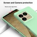 Sony Xperia 1 VIII Flytende silikon-deksel med håndstropp - Grønn