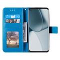 Sony Xperia 1 VIII Mandala Lommebok-deksel med håndleddsstropp - blå