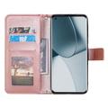 Sony Xperia 1 VIII Mandala Lommebok-deksel med håndleddsstropp - rosa