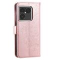 Sony Xperia 1 VIII Mandala Lommebok-deksel med håndleddsstropp - rosa