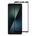 Sony Xperia 1 VIII Full Cover Beskyttelsesglass - 9H - svart kant