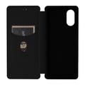 Sony Xperia 10 VI Flip-deksel - Karbonfiber