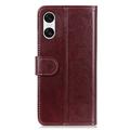 Sony Xperia 10 VI Lommebok-deksel med Magnetisk Lukning - brun