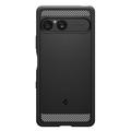 Sony Xperia 10 VII Spigen Rugged Armor TPU-deksel - Svart