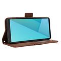 Sony Xperia 10 VIII Kortholder Lommebokveske - brun
