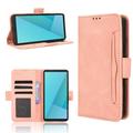 Sony Xperia 10 VIII Kortholder Lommebokveske - Rosa