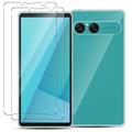 Sony Xperia 10 VIII TPU-deksel m/ 2x Beskyttelsesglass - Klar