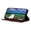 Sony Xperia 10 VIII Lommebokveske med Stativ - Brun
