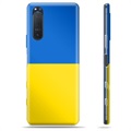 Sony Xperia 5 II TPU-deksel Ukrainsk flagg - Gul og lyseblå