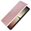 Sony Xperia 5 IV Flip-deksel - Karbonfiber - Roségull