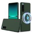 Sony Xperia 5 IV Liquid Silikondeksel - MagSafe-kompatibel - Mørkegrønn