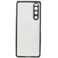 Sony Xperia 5 IV Magnetic Deksel med Herdet Glass Bakbeskytter - Sølv